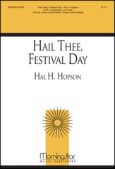 Hail Thee Festival Day SATB choral sheet music cover